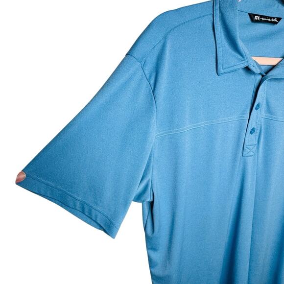 Travis Mathew Golf Polo Short Sleeve Blue Size XL - Picture 3 of 10